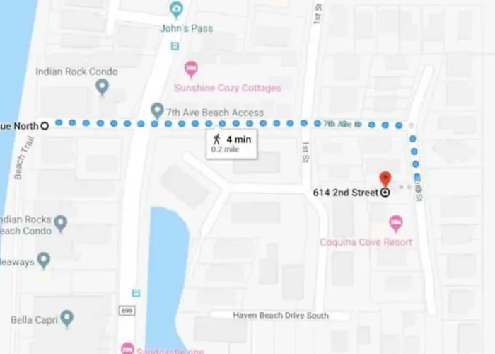 2 Blocks To Beach: Walk To Restaurants & Bars-2br Clearwater Beach